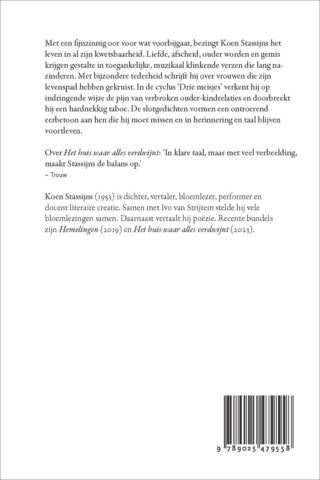 Drie meisjes en de oeverkant - achterkant