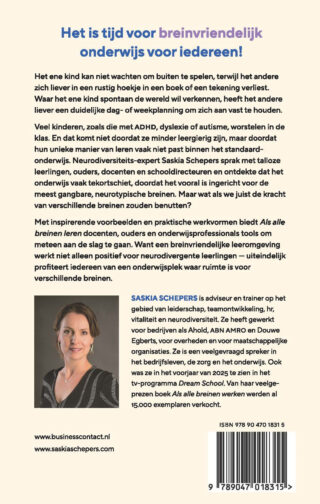 Als alle breinen leren - achterkant