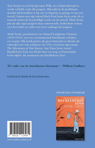 De avonturen van Tom Sawyer - achterkant