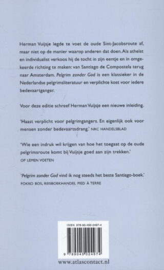 Pelgrim zonder god - achterkant