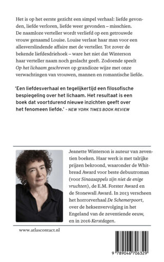 Op het lichaam geschreven - achterkant