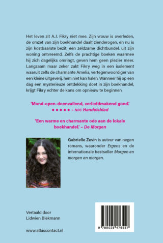 De verzamelde levens van A.J. Fikry, boekhandelaar - achterkant