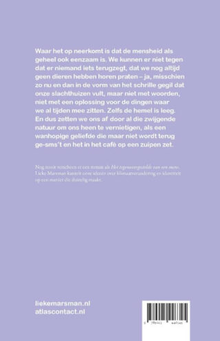 Het tegenovergestelde van een mens - achterkant