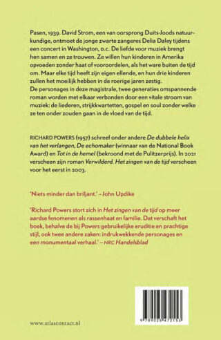 Het zingen van de tijd - achterkant