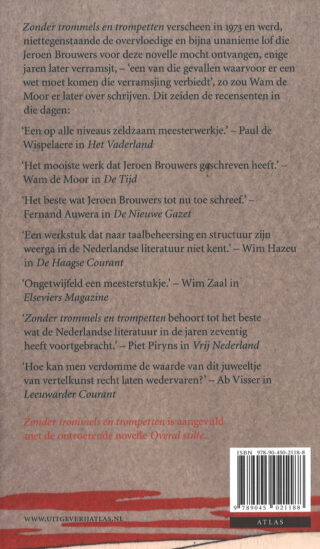 Zonder trommels en trompetten - achterkant