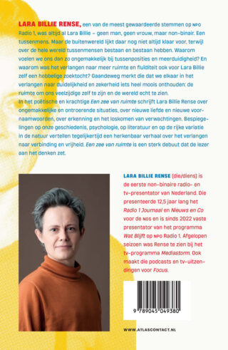 Een zee van ruimte - achterkant
