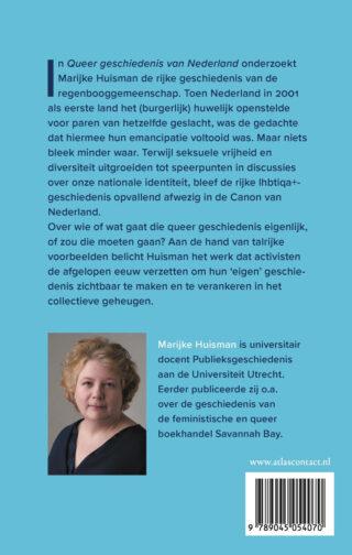 Queer geschiedenis van Nederland - achterkant