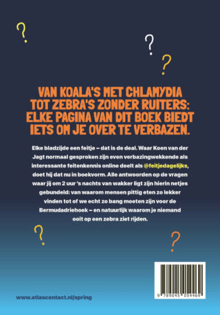 Waarom hebben we de zebra nooit getemd? - achterkant