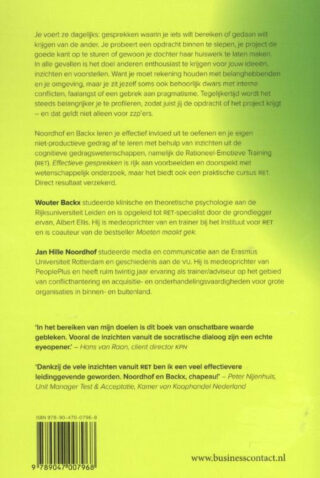 Effectieve gesprekken - achterkant