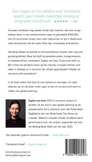 Waarom vrouwen minder verdienen - achterkant